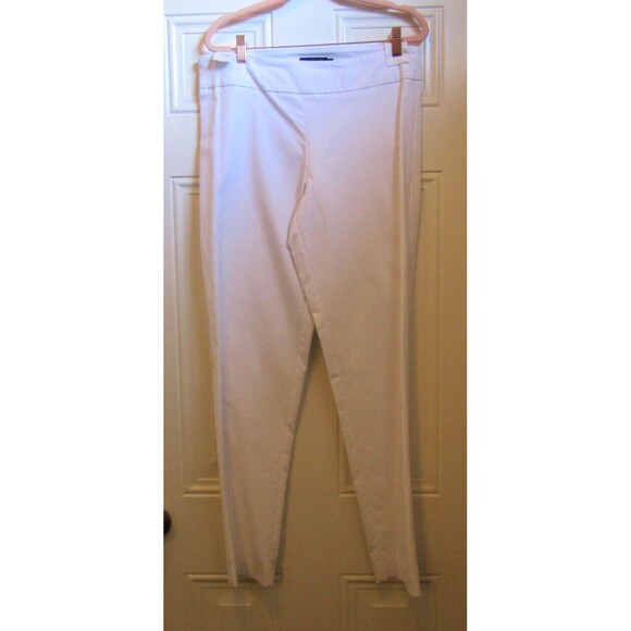 Estelle and Finn Classic Pull On White Ankle Pant Retail $169 NWOT Sz 10 - Picture 3 of 5
